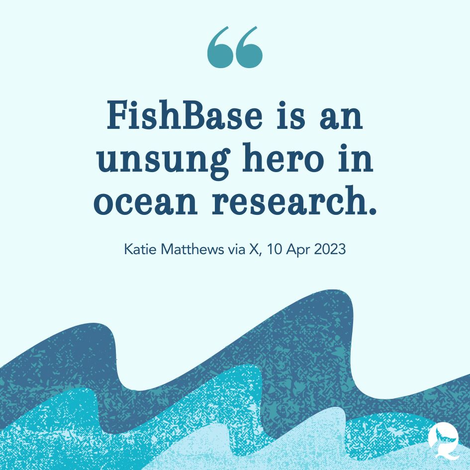 We're honored to contribute to #oceanliteracy & help fight for #oceanjustice! 🌊🐠 #FishBase #OceanResearch #GoodFeedback #GoodReviews