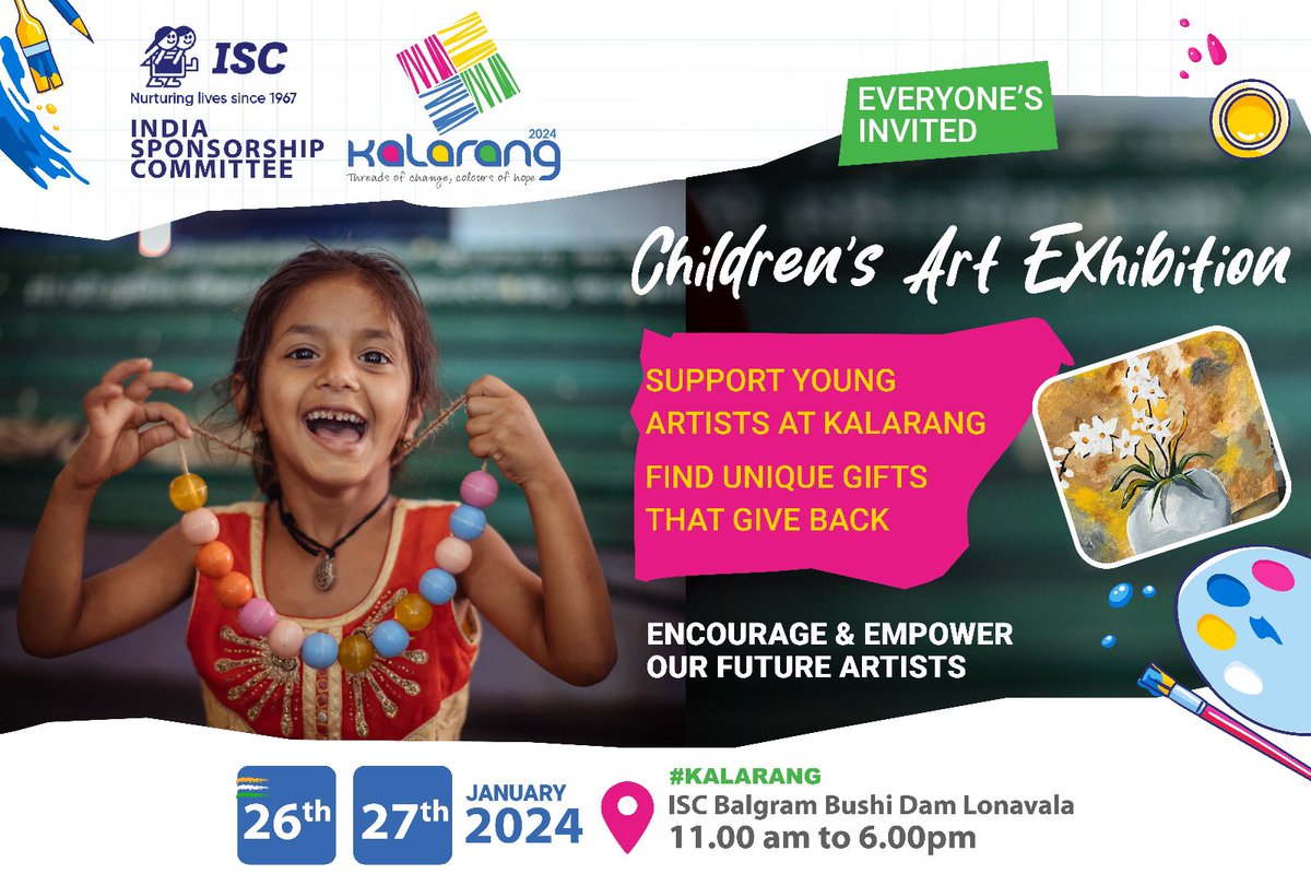 medhaoka's tweet image. 🎨 Exciting news! Join us at KALARANG 2024, an Arts and Crafts exhibition like no other! 🌟 Immerse yourself in a celebration of creativity, where each artistic stroke and crafted thread narrates tales of resilience and talent. 🖌️✨ #ISCKALARANG #ArtExhibition #ART @_IamISC_