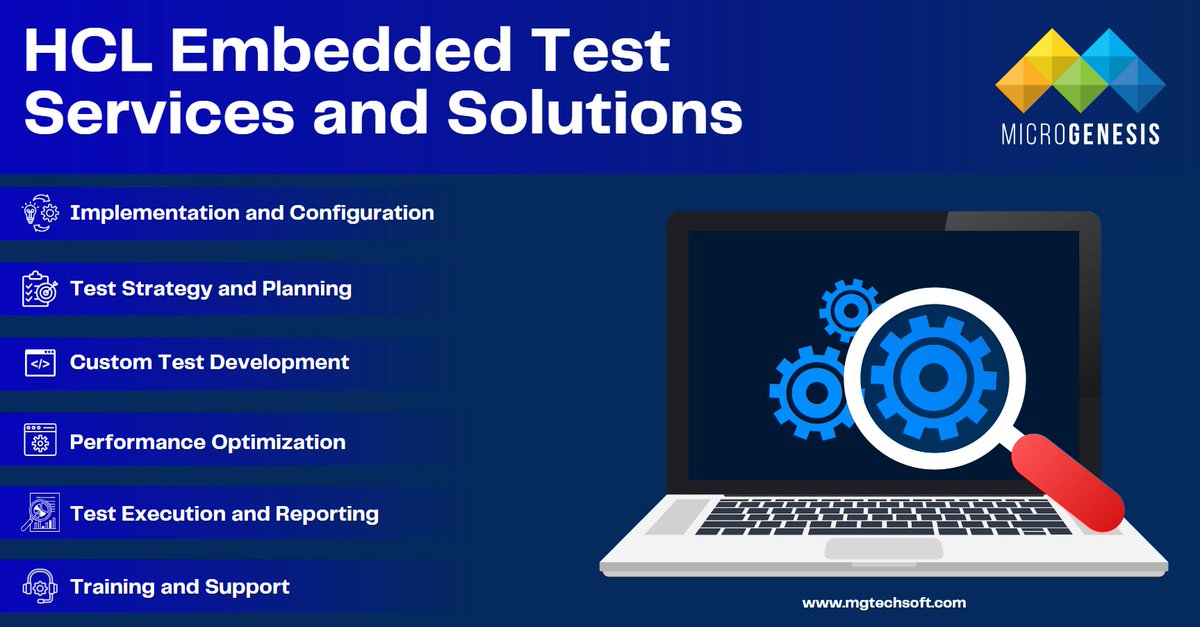 Mgtechsoft's tweet image. Enhance your embedded software testing with #MicroGenesis! 🚀 We offer comprehensive solutions, from configuring HCL OneTest Embedded to custom test development, performance optimization, and expert training.

Learn more at mgtechsoft.com/partners/onete…

#EmbeddedTesting