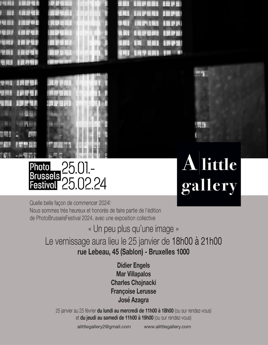 Today is the day...
Je vous attends cet après-midi dès 18H!
#photoexhibition #francoiselerusse #contemporaryphotography #abstractphotography #abstractart #photobrusselsfestival #brussels #photofestival #opening #photographer