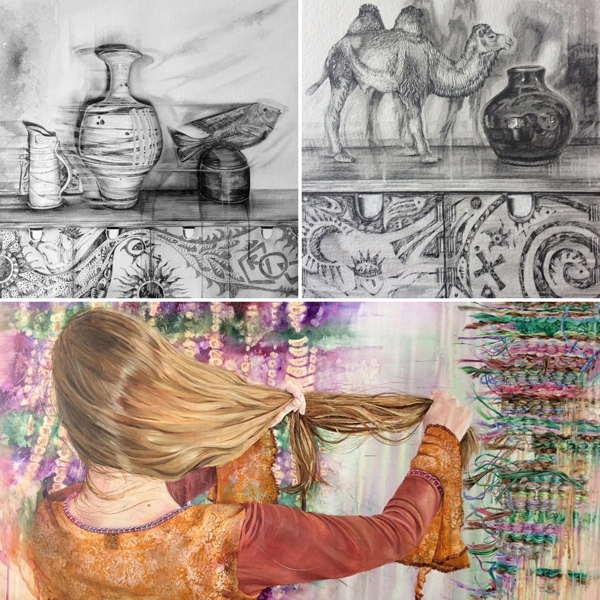 clairesparkes1's tweet image. Last chance to see these 3 pieces on show in #whispersofwarmth #groupshow  at AKA Contemporary in #Cambridge 
#exhibition closes this Saturday 27 January
#exhibitingartist #clairesparkes #oiloncanvas #warpandweft #watercolours #graphite #drawings #paintings #figurative #narrative