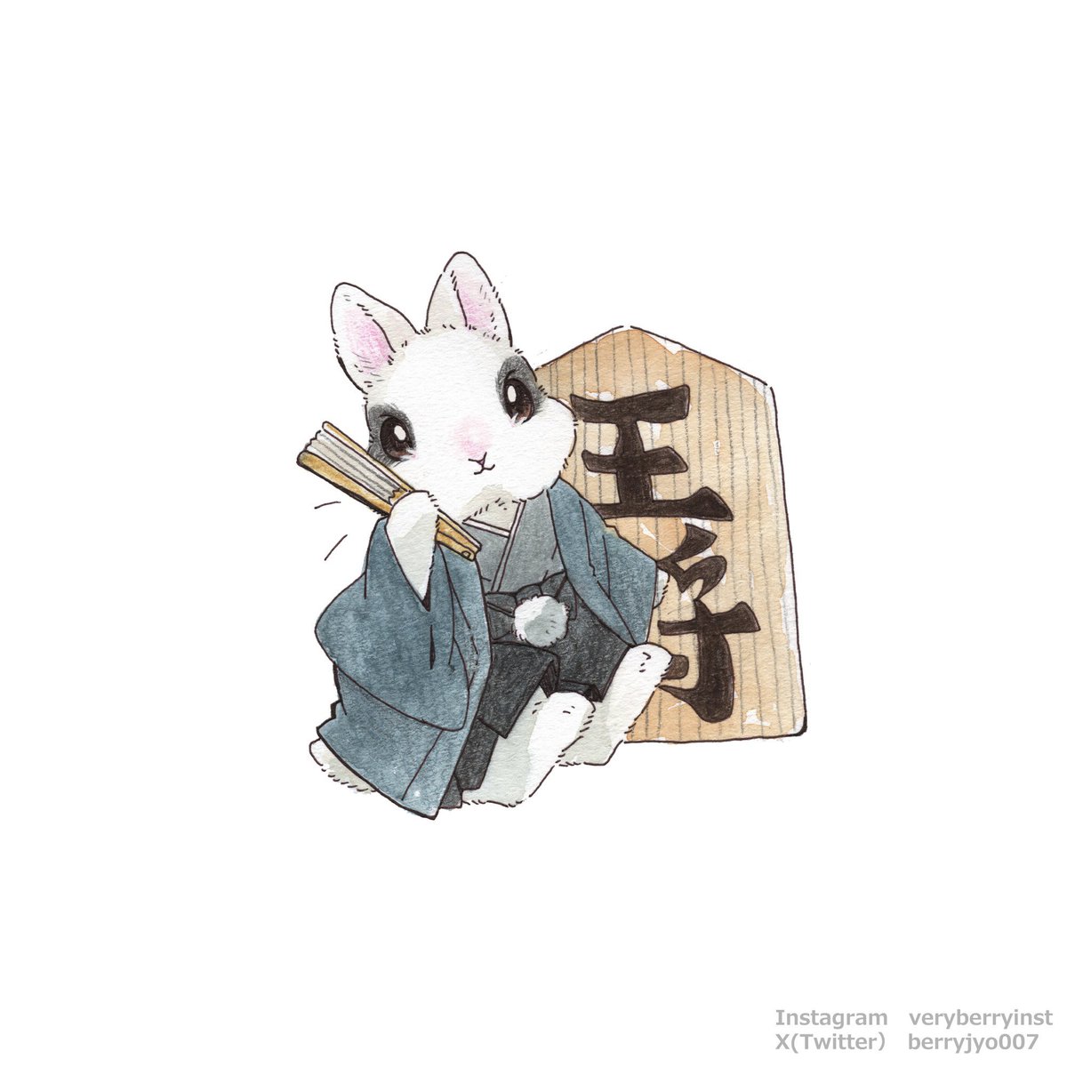 japanese clothes hand fan haori no humans animal focus holding white background  illustration images
