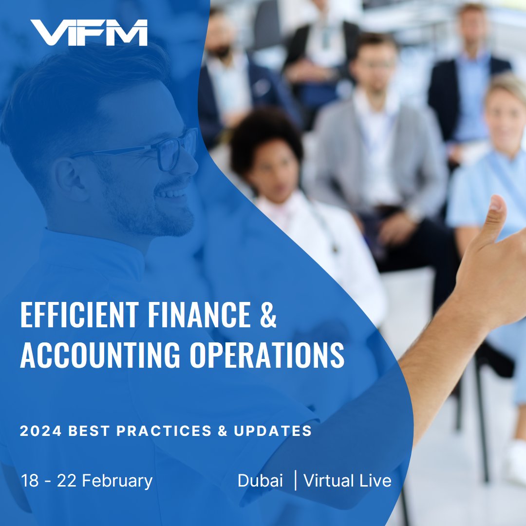 viftraining's tweet image. Register at viftraining.com/course/efficie… or reach out at +971 4 4308394 | +971 58 130 8394. 

#VIFM #Accounting #AccountingPractice #AccountingBestPractice #AccountingUpdates #Accounting2024 #Finance #BestPractices
