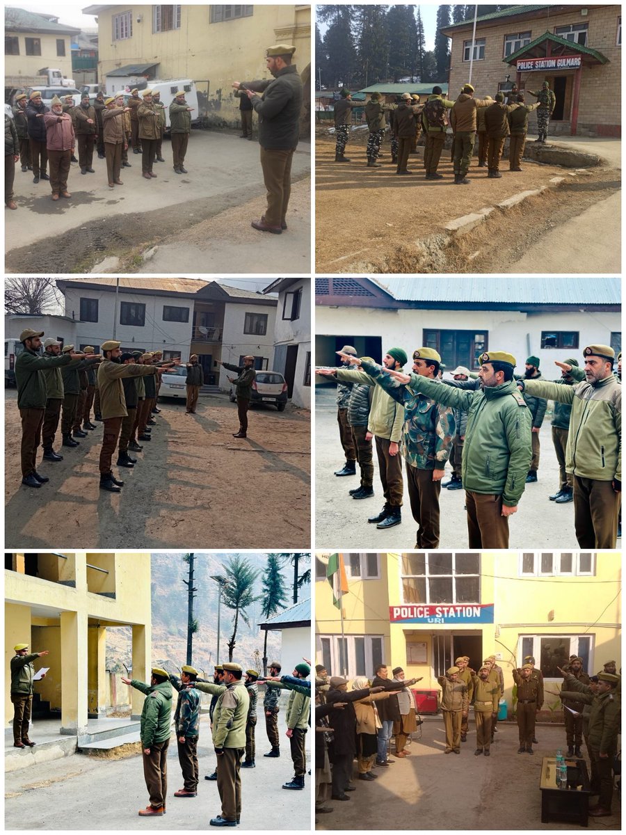 Baramulla Police observed National Voters Day-2024 across district. Main function held at DPHQ Baramulla were SP Hqrs Baramulla administered oath to the officers/ officials. @JmuKmrPolice @KashmirPolice @DIGBaramulla @DCBaramulla @Amod_India @DivyaDev_ips