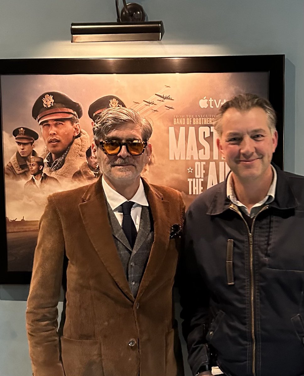 James1940's tweet image. We’re talking to the brilliant John Orloff today on the @WeHaveWaysPod about writing the new mega-series, #MastersOfTheAir - and having seen the first episode I can assure you it’s utterly brilliant. @MastersBehind @WWIImuseum