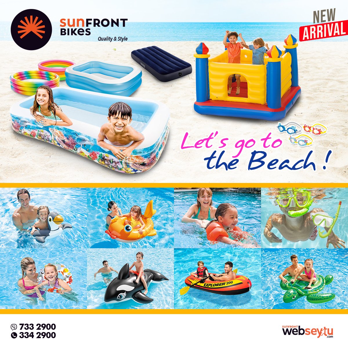 SunFront_MV's tweet photo. Surf, sand, and sensational savings! โ๏ธ๐๏ธ
Buy Online: https://t.co/kMYsFOTm1g
For more information please call/viber
Tel: 334 2900
Hotline: 733 2900
#intex #toy #kidstoys #IntexFloaties #floaties #intex #beach #Pool #BeachToys #inflatable #beachtoys #inflatableAdventures https://t.co/4HGCc4FVxV