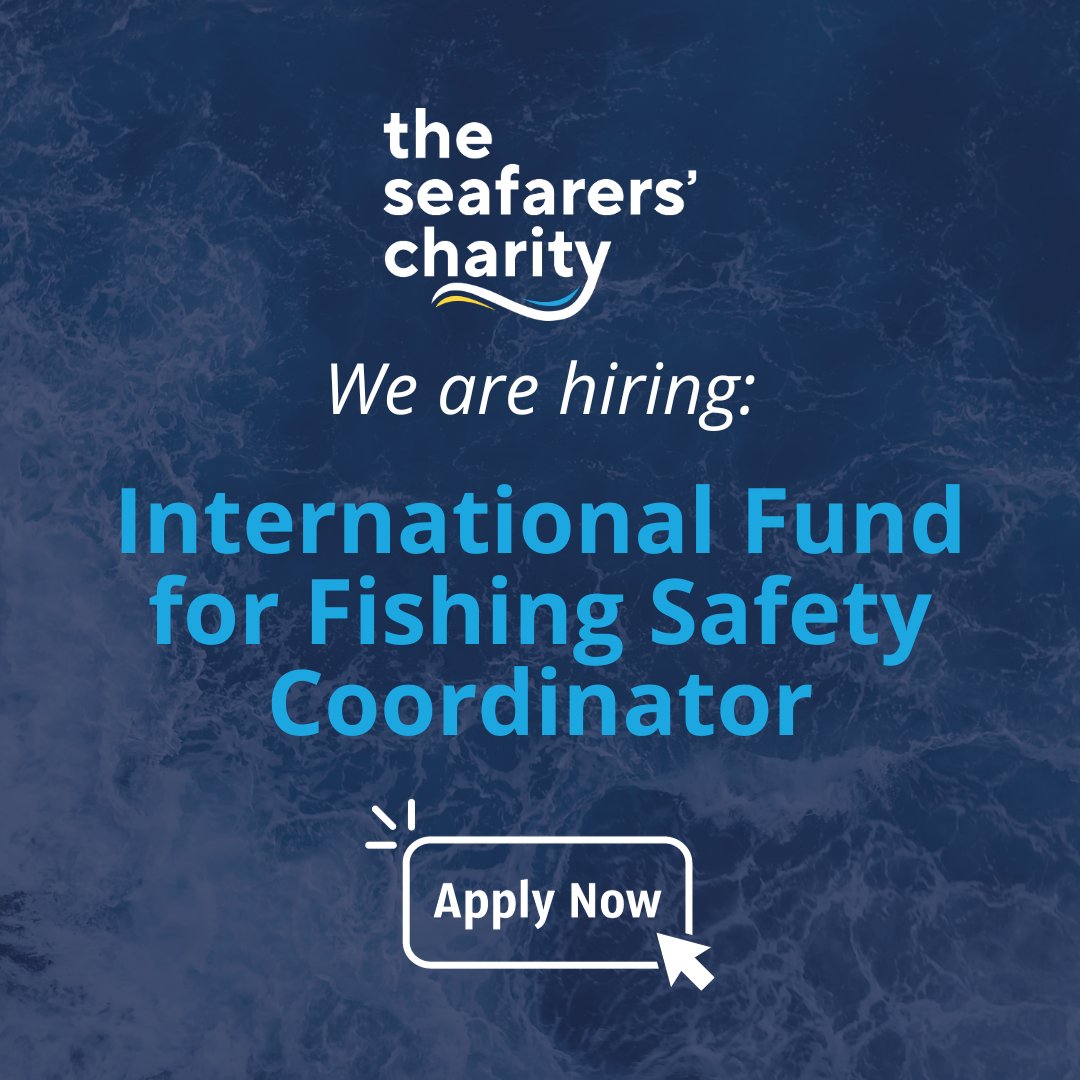 We are hiring an International Fund for Fishing Safety Coordinator!

Help us support the work of <a href="/FISHplatform/">FISH Platform</a> and coordinate the Fund promotion, outreach, and delivery. 

Apply by Sunday 28 Jan to drive a positive impact in the global #FishingIndustry 👇
theseafarerscharity.org/who-we-are/vac…