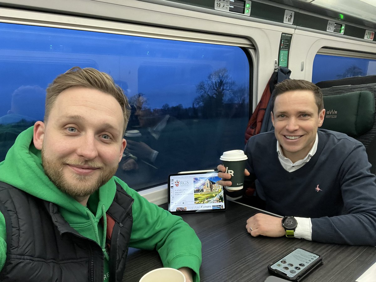 @MattWarne and I are on route to @Bett_show 2024! Looking forward to once again being a part of @CreativeHutEdu STEAM Team and networking with like-minded educators 👨🏼‍🏫