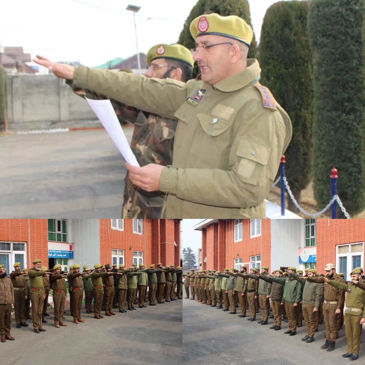 District Police #Kulgam observed National #Voters day by taking pledge at all the police establishments of District #Kulgam. @KashmirPolice @DigSkr