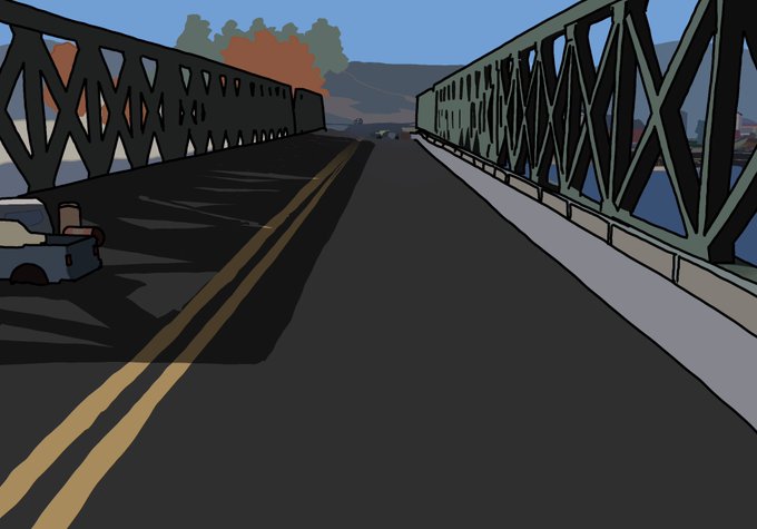 「bridge railing」 illustration images(Latest)