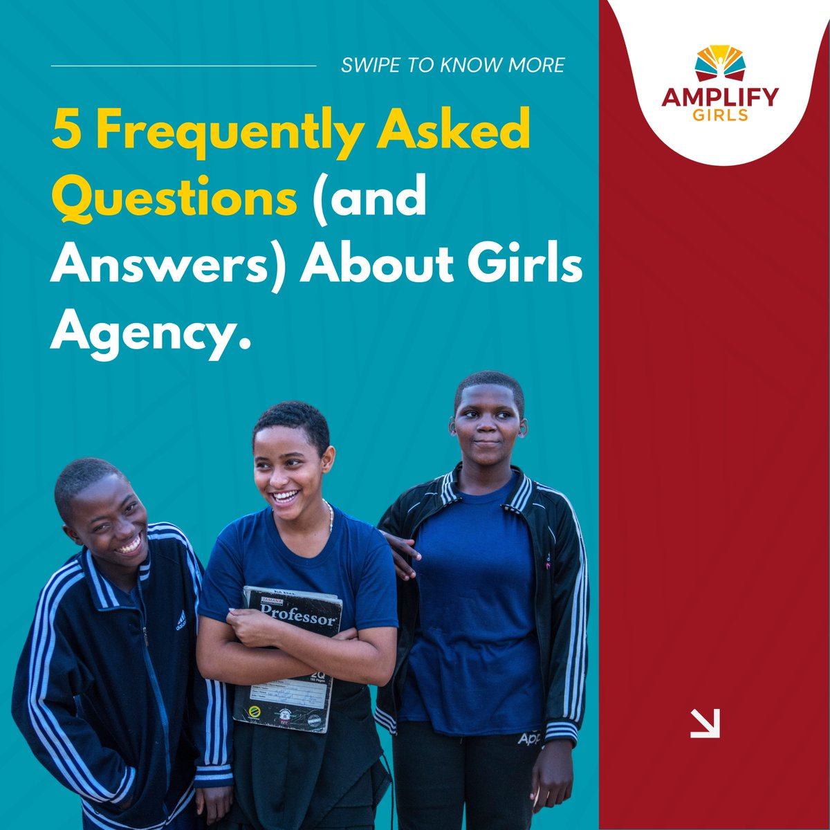 Here are 5 Frequently Asked Questions and Answers About Girls Agency. A thread...⏬⏬⏬ #AMPLIFYHer