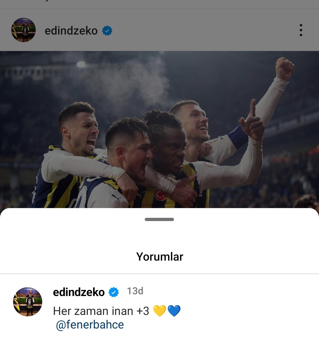 Edin Džeko'nun Paylaşımı. 

Ferdi Kadıoğlu BedelliAskerlik