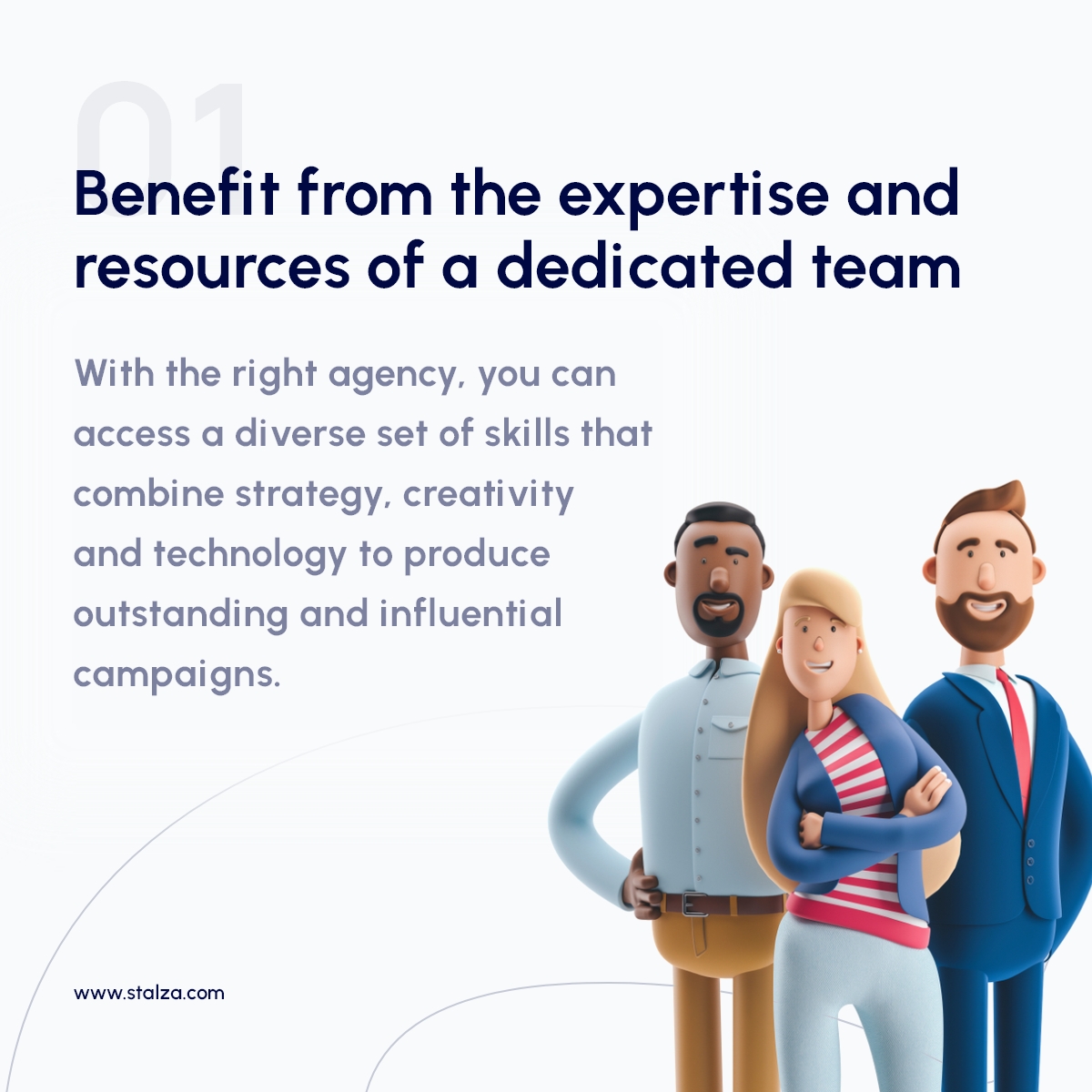 StalzaTech's tweet photo. Accelerate Your Business Growth! Here are 3 Main Advantages of Working with a Social Media Marketing Agency. Ready to upgrade your brand? Count on the experts at Stalza.

#SocialMediaMarketing #BusinessSuccess #StalzaTech #Stalza https://t.co/4BwKRV7bbI