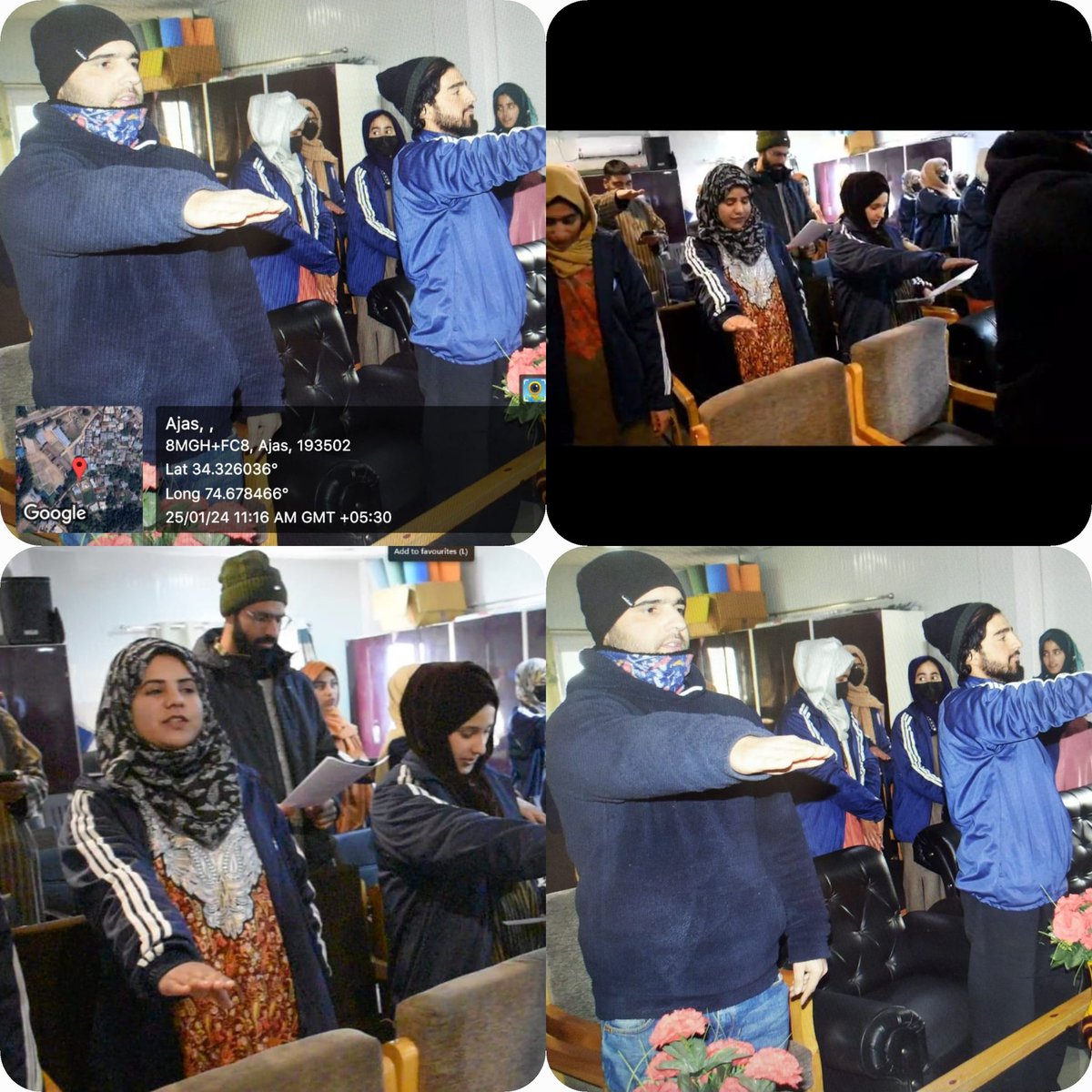 gdcajas's tweet photo. National Voters Day was celebrated with great enthusiasm at GDC Ajas on Jan 25, 2024. The event aimed to promote and encourage the importance of voting.
 #NVD2024 #VotingRights 
@dcbandipora @dicbandipora @diprjk @ddnewsSrinagar @ECISVEEP https://t.co/AoDBlxzx7s