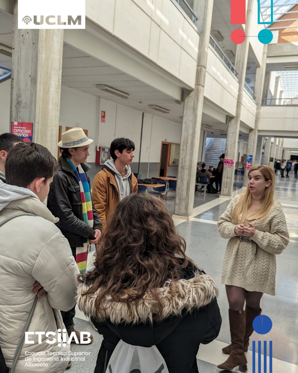 etsiiAB's tweet photo. 🌟 Hoy dimos inicio a las visitas de los alumnos de secundaria 🏫👩🔧👨🔬

Hemos recibido a 55 estudiantes de secundaria de varios institutos como parte de la campaña general de la UCLM. Queremos agradecer la visita de:

(+) https://t.co/UQ2Iivbn00