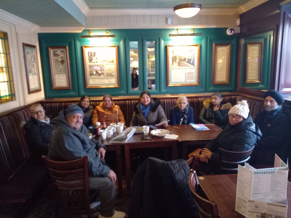 P3 Chill and Chat Social Group, no matter what the weather ☔ ❄ people we work alongside with in this group values the importance of promoting independence and reducing social isolation. 
#thankful