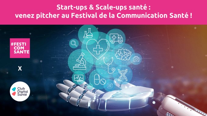 📢 A l’occasion de la 33ème édition du @Festicom , donnez un coup de projecteur sur votre entreprise en participant au Prix Start-ups & Scale-ups ✨Inscriptions ouvertes jusqu’au 20 février : club-digital-sante.info/start-ups-scal… #festicom #comsanté #hcsmeufr #esante