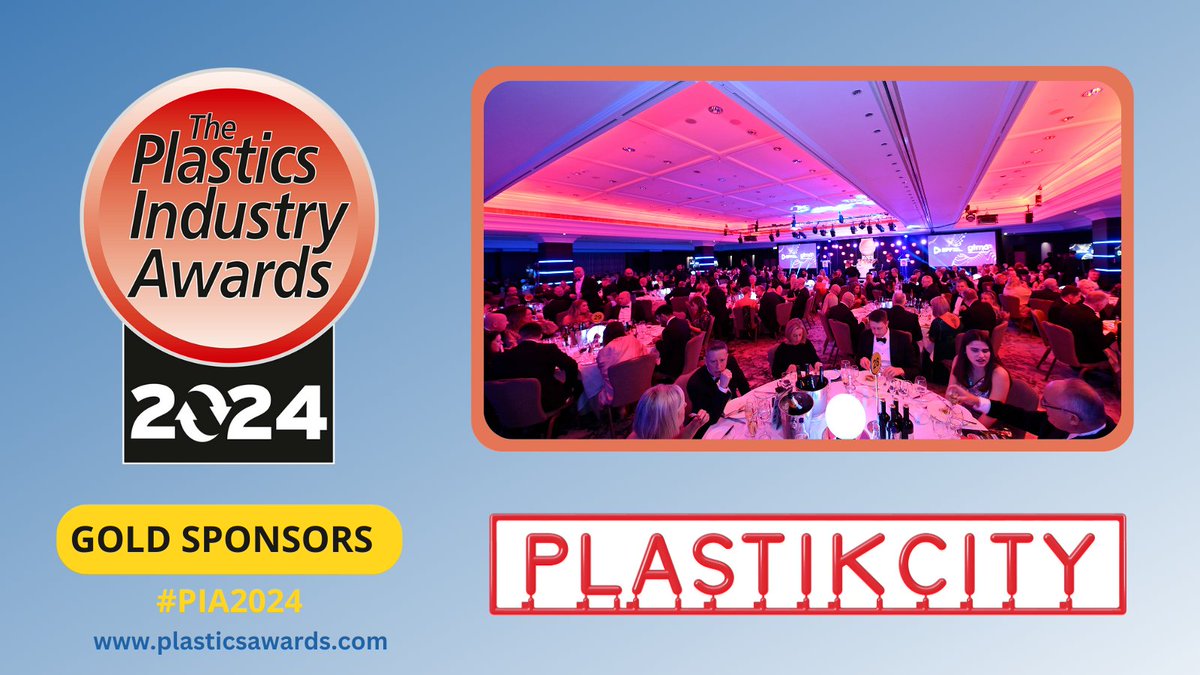 We are delighted to welcome PlastikCity as Gold Sponsors of the Supplier Partnership: Ancillary Machinery Award at the Plastics Industry Awards 2024, taking place at Intercontinental London Park Lane on Friday 22 November 2024. plasticsawards.com #PIA2024 @plastikcity_uk