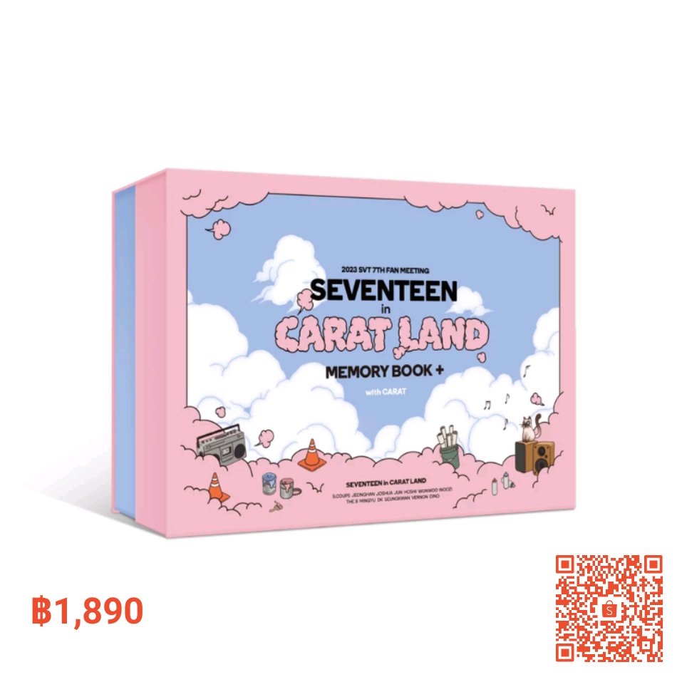 [PRE-ORDER] SEVENTEEN - 2023 SVT 7TH FAN MEETING [SEVENTEEN in CARAT LAND] MEMORY BOOK + DIGITAL CODE ขายในราคา ฿1,890 
ลิขสิทธิ์แท้จากเกาหลี กดสั่งซื้อที่ลิงค์ด้านล่างได้เลย
 shope.ee/6pbvTr3MxA?sha…  #ShopeeTH

#ShopeeKUniverse #ABOUTTIME #ตลาดนัดseventeen #ตลาดนัดสวนแครอท #TWS