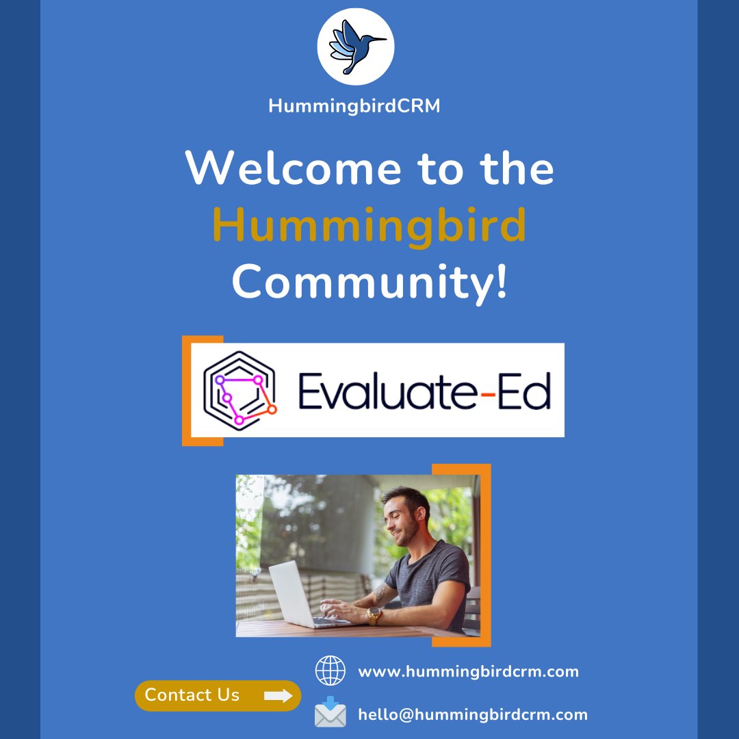 CrmHummingbird's tweet photo. 📢What a great way to start Thursday! We are extremely excited to welcome the team from @EdEvaluate to the HummingbirdCRM Community. 🐦

We are looking forward to fulfilling their CRM needs. 💪

Find out more 👇
https://t.co/XBwv2Tj1rg
https://t.co/Bpa2JwxG4X

#CRM #welcome https://t.co/1ekzb8d2GM