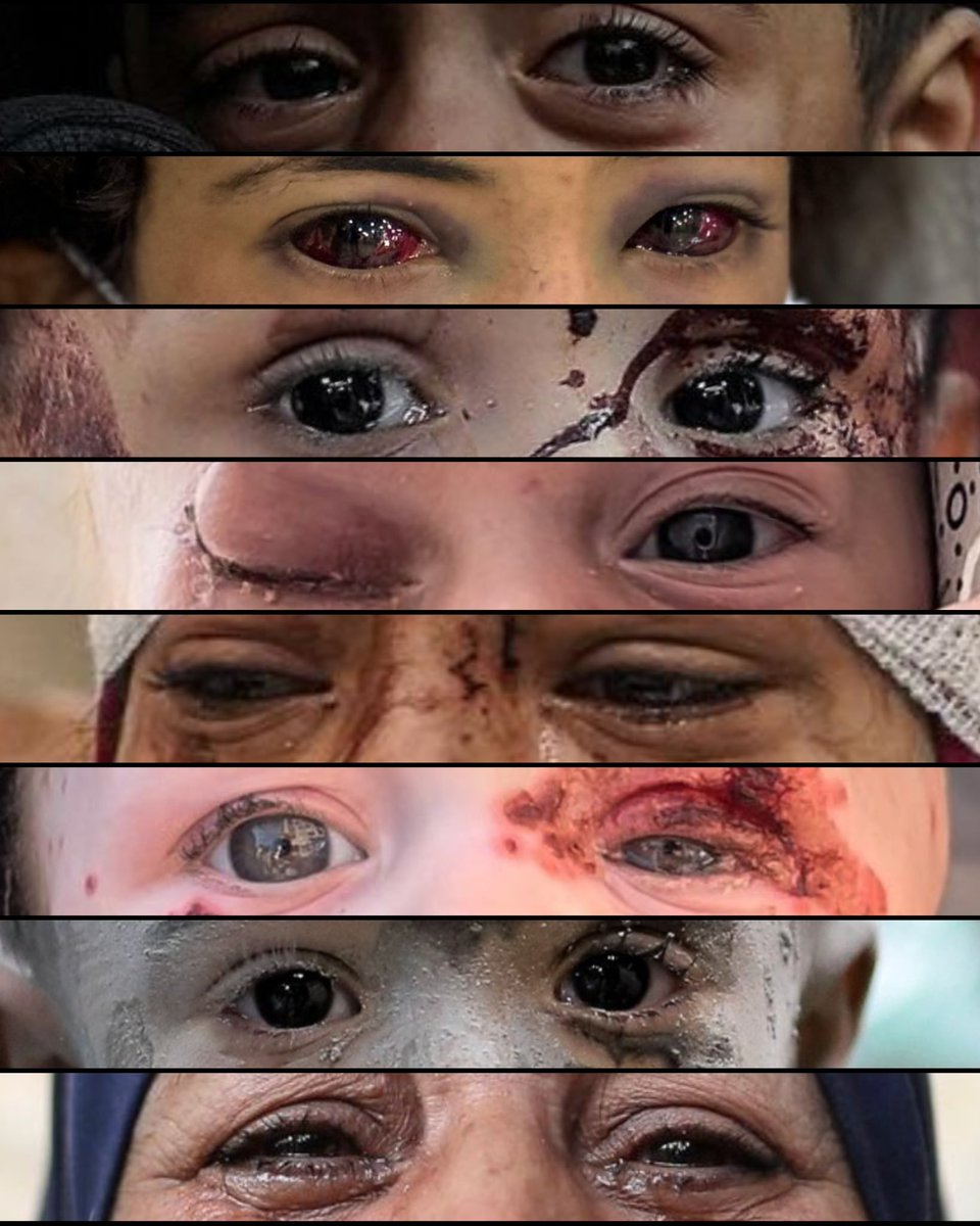 Eyes speak louder than words. #Gaza