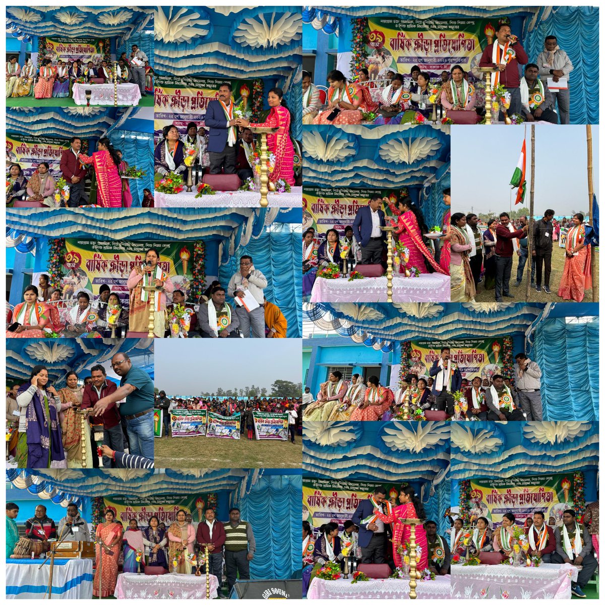 RameshRout78393's tweet photo. নয়াগ্রাম চক্র প্রাথমিক, নিম্ন বুনিয়াদি বিদ্যালয়,শিশু শিক্ষা কেন্দ্র ও শিশু শ্রমিক বিদ্যালয় এবং মাদ্রাসা সমূহের ৩৯ তম বার্ষিক ক্রীড়া প্রতিযোগিতা তে আমরা সবাই একসাথে🙏
@MamataOfficial @abhishekaitc @aitcsudip @KunalGhoshAgain @Tanmoy_Fetsu @ItsYourDev https://t.co/40Y7WV6RLB