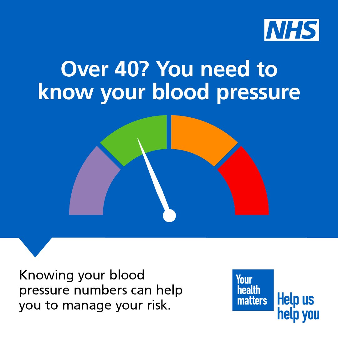 Around 1 in 4 adults in the UK have high blood pressure, but many don’t know it. It can increase your risk of a heart attack or stroke. Find out how to get checked, understand what your numbers mean and how to manage your risk. #StrokePreventionDay nhs.uk/conditions/hig…