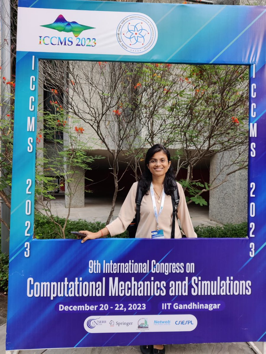 drsusmitanaskar's tweet image. Our PhD student Priyanka presented her research work on #UncertaintyQuantification of complex thin-walled #composites which has attracted a significant interest, in the #ICCMS conference held recently at #IITMandi #womeninSTEM