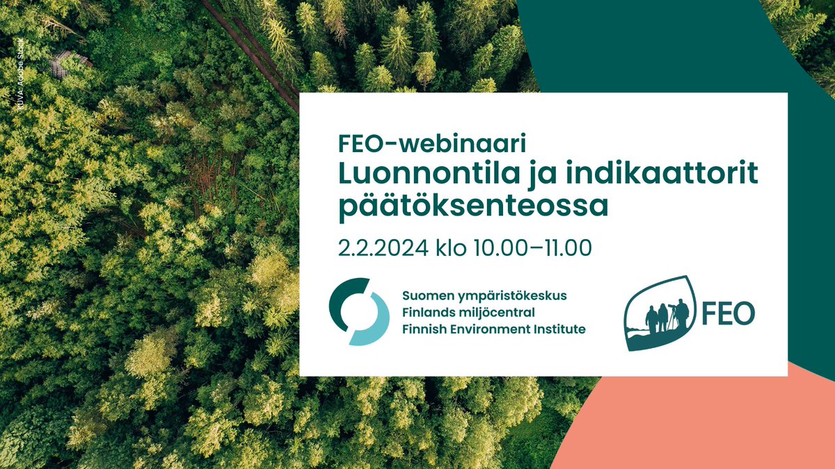 Suomi on sitoutunut luontokadon pysäyttämiseen vuoteen 2030. Miten tavoitteen saavuttamista voidaan mitata? Tule kuulemaan tästä Luonnontila ja indikaattorit päätöksenteossa -webinaariin 2.2. feosuomi.fi/feo-webinaarit… #Kestävyysmurros #Luontotieto #Luontokato @FEO_fi @yministerio