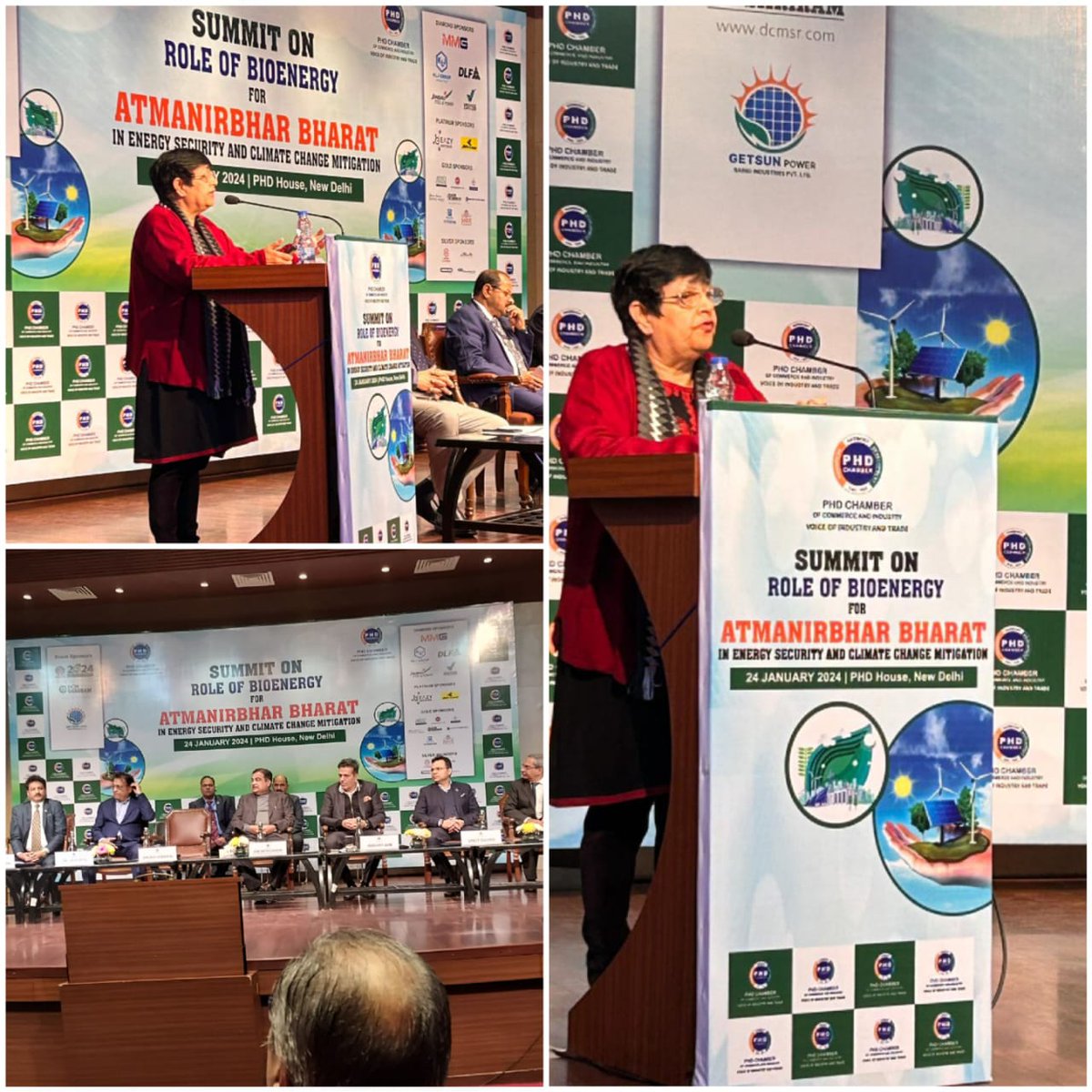 Dr. Parveen Dhamija, Advisor, Skill Council for Green Jobs, is honoured to be invited as a speaker on Skilling in biomass value chain in the summit on bioenergy organized by the PHD Chamber of Commerce in Delhi.

#Skill4NewIndia #MSDE #NSDC #MNRE #biomass #bioenergy