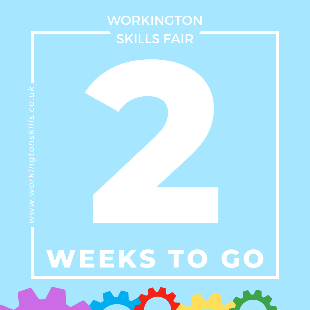 Two weeks to go until the Workington Skills Fair💥

If you're a school leaver, job seeker, or just looking for the next step, pop along to find out more about the great opportunities in our area and beyond!

📍 Workington Leisure Centre, CA14 2DX
⏰ Thursday 8th February, 3 - 7pm