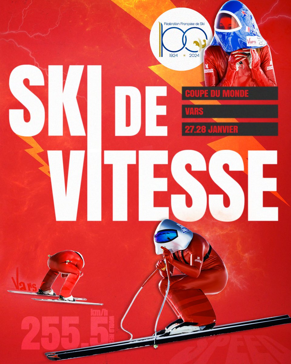 𝗦𝗣𝗘𝗘𝗗 𝗧𝗜𝗠𝗘 🚀🇨🇵 

Rendez-vous, les 27 et 28 janvier, à Vars pour l'ouverture de la Coupe du monde de ski de vitesse. 
Spectacle assuré sur la piste la plus rapide du monde ⚡🤩

🎨 FFS
📸 <a href="/Varsfob/">Vars La Forêt Blanche</a>