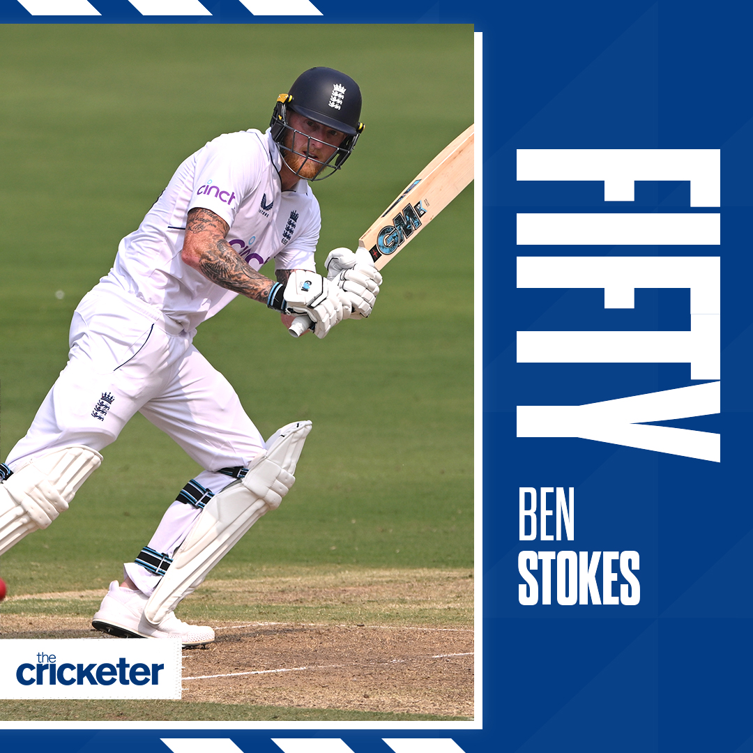 Ben Stokes goes to fifty with a six! 👏

#INDvENG