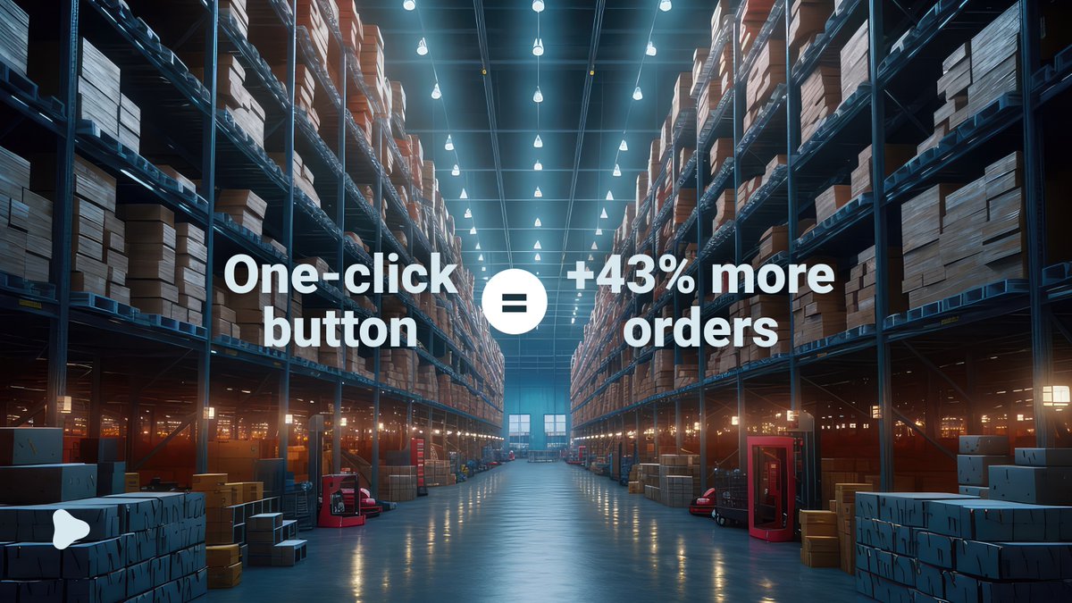 Reea_Romania's tweet photo. Implementing a one-click buy button? It boosted average purchase value by 28.5% and order numbers by 43% in a real-world study! Time to simplify your webshop! https://t.co/Rw1IWsLOpX