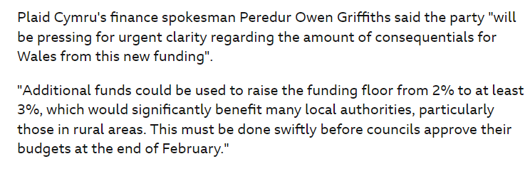 bbc.co.uk/news/uk-wales-… 
This really is a staggering idea from Plaid Cymru. It would directly take any potential new money away from some of the poorest urban communities in Wales.
It really needs to be called out and challenged more directly 🧵