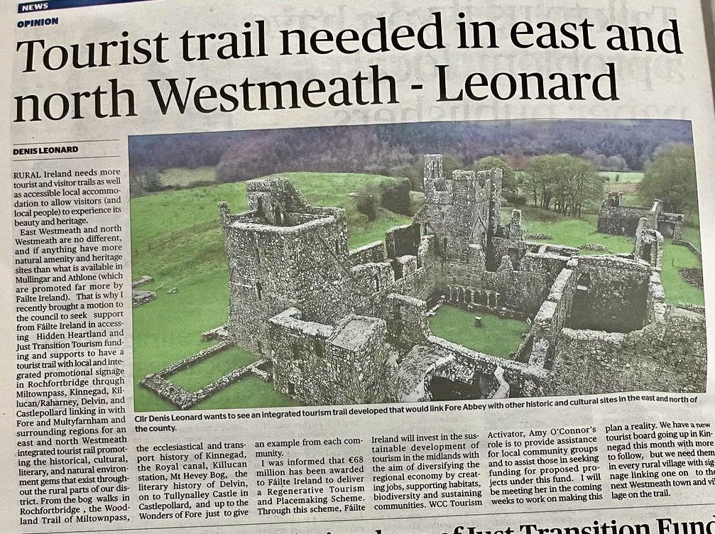 Castlepollard &amp; Hinterlands a Hidden Diamond in the rough?
Tourism, One area for your consideration 
Get involved and create a sustainable virtuous economic cycle that benefits the local community 
Town Team information <a href="/westmeathcoco/">Westmeath County Council</a> meeting tonight .
👇
castlepollard.ie/town-team-info…