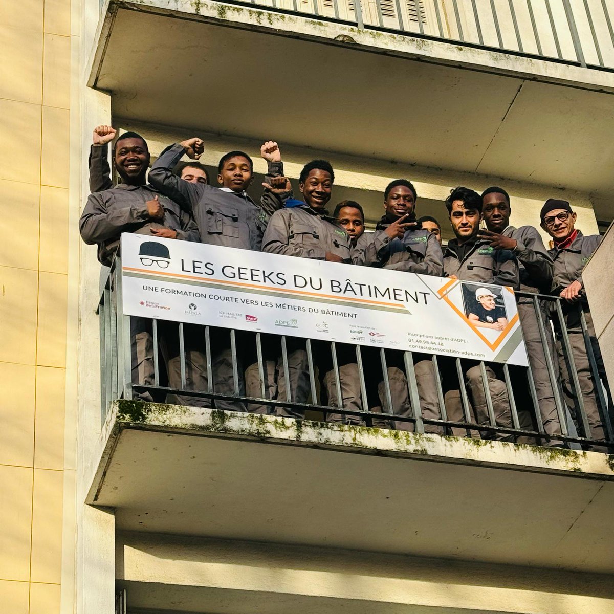 🚀 𝗟𝗮𝗻𝗰𝗲𝗺𝗲𝗻𝘁 𝗱𝗲𝘀 𝗚𝗲𝗲𝗸𝘀 𝗱𝘂 𝗕𝗮̂𝘁𝗶𝗺𝗲𝗻𝘁 𝗮̀ <a href="/VilledeBondy/">Ville de Bondy</a> 𝗽𝗮𝗿 𝗹' #ADPE  <a href="/E2C_93/">E2C93</a>  <a href="/ImpalaAvenir/">Impala Avenir</a> <a href="/icfhabitat/">ICF Habitat</a> la Sablière .
Une #formation courte vers les #métiers du #bâtiment financée par <a href="/iledefrance/">Région Île-de-France</a> dans le cadre du #Pric2023 
#emploi #EstEnsemble