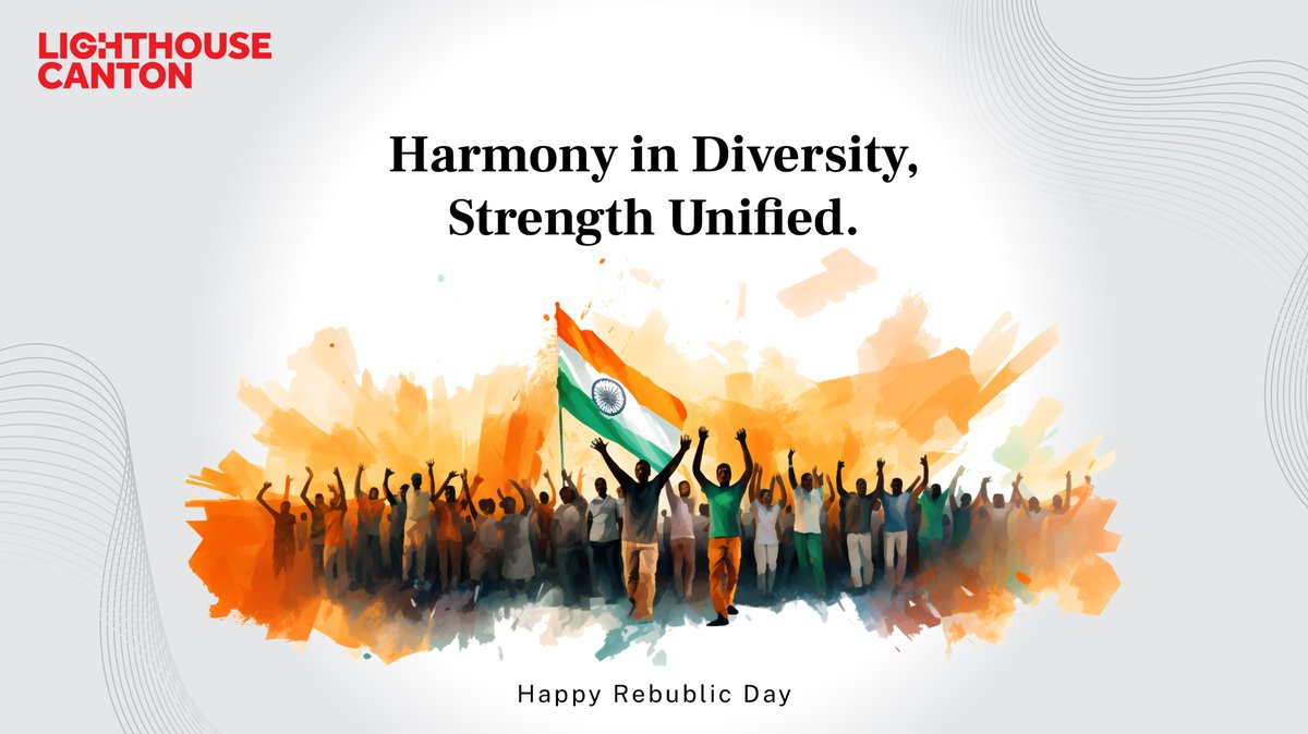 Today on India’s Republic Day, we celebrate and honour the spirit of unity and democracy that defines India, and the incredible diversity that is the bedrock of this nation.
#RepublicDay2024 #RepublicDayIndia #India #lighthousecanton