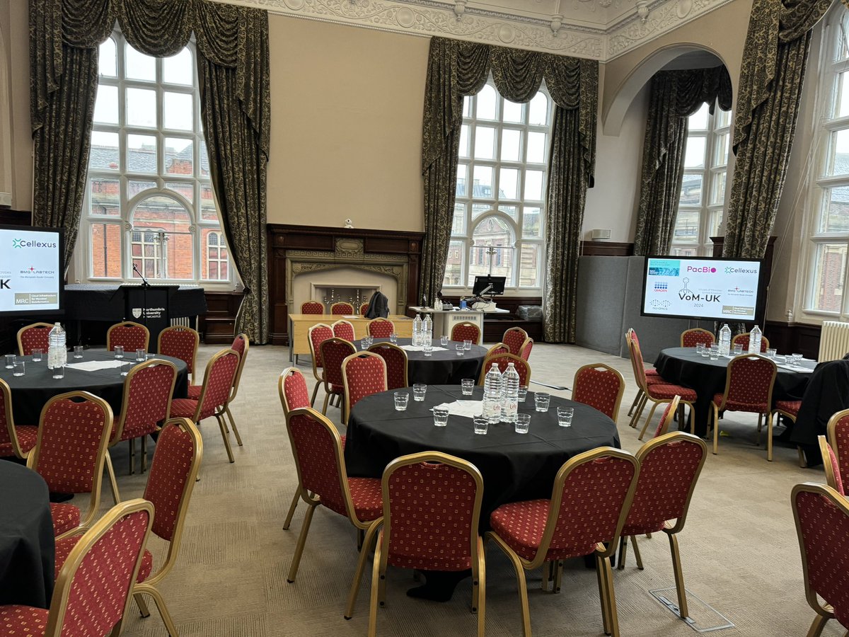 #VoM_UK24 Ready to welcome delegates to the VoM UK24. #MicrobiomeExplorationNU