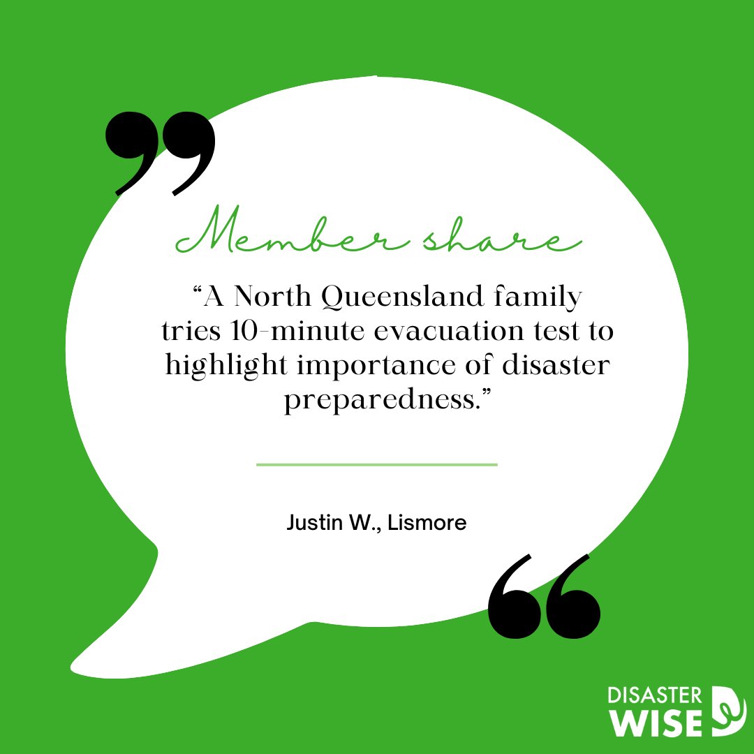 Share your thoughts in the comments or upload information within the network by visiting disasterwise.com.au. 

#DisasterWISE #LearningNetwork #SharedLearning #LessonsLearned #ConnectLearnChange #CommunityLed