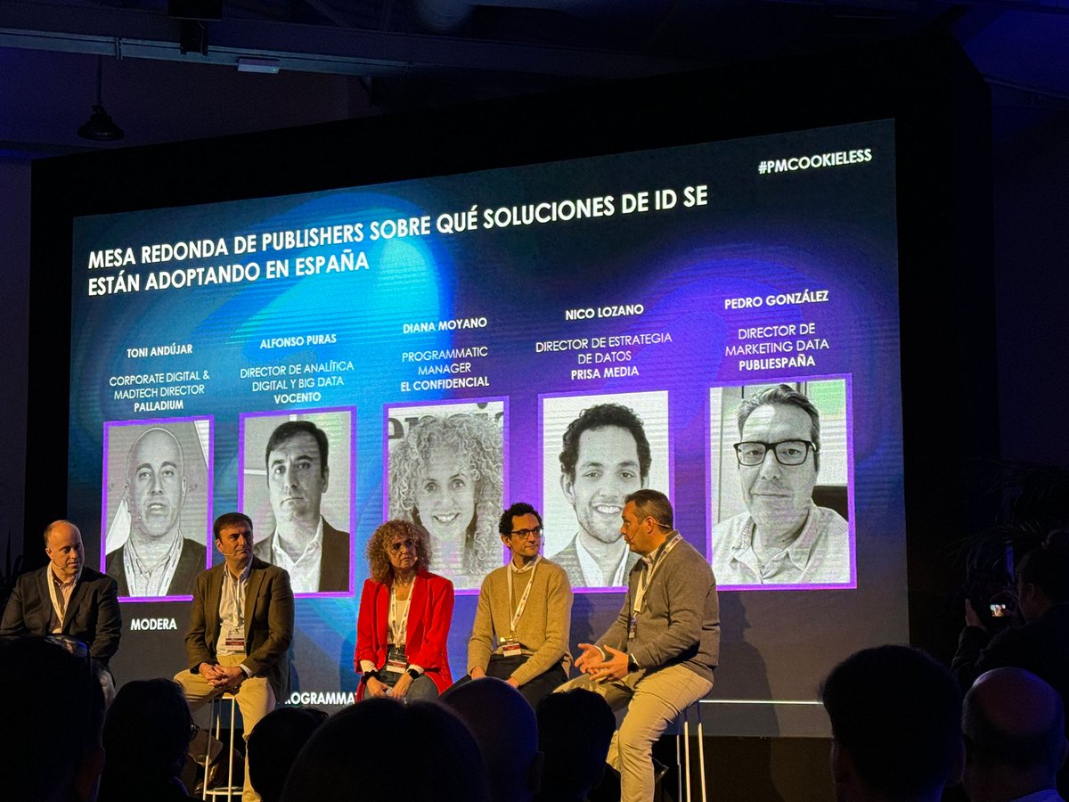 juliomansom's tweet photo. Nos sumamos desde @illumin_ES a explorar el "peliagudo" mundo de las soluciones de identificación con #PMCookieless de @programaticaly, a través de la sesión "Identidad y Medición", con las visiones del sector, especialmente de los #publishers. 

Más en https://t.co/Ih3Y3MuA65 https://t.co/PLIz3A2wQU