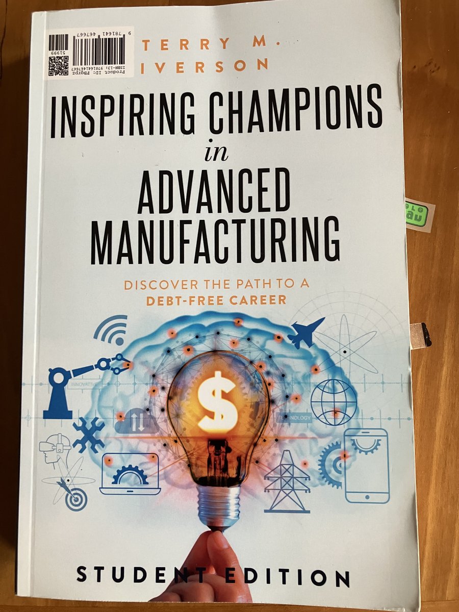 Great to meet with Terry Iverson this week who published a new book for parents &amp; students. Are your child's talents in the trades? Advantages to bypassing college for some students. Brilliant layout - 2 books in one for both #parents &amp; #students. #manufacturing #mentalhealth