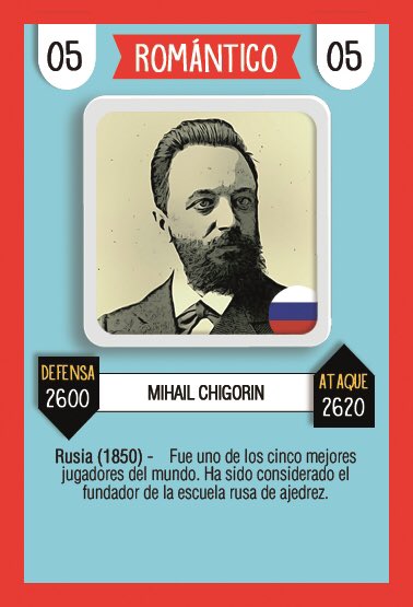 CaissaCards's tweet photo. Tal día como hoy, 25 de Enero de 1908, falleció Chigorin considerado como el fundador de la escuela rusa de ajedrez!
 
On a day like today, January 25th 1908, Chigorin passed away, considered the founder of the Russian school of chess! https://t.co/WdDChR5Ore