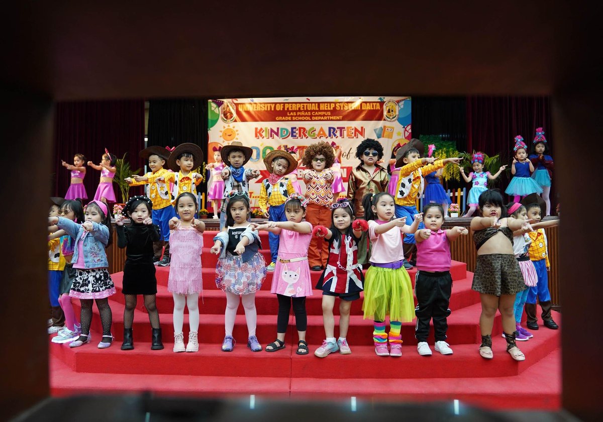 PerpetualLP's tweet photo. Witness the joy and excitement as we celebrate the 100th day of school for our Kindergarten Department ✨ the celebration also leads the way for the kids to showcase their talents in singing, dancing and acting truly proving that a perpetualite can do it all

#ProudPerpetualites https://t.co/EDeeiGezxQ