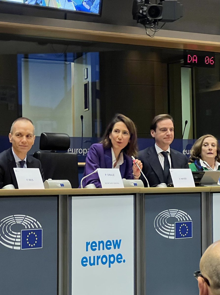 Tout mes félicitations chère @ValerieHayer pour ton élection à la tête @RenewEurope. Je sais à quel point tes convictions et ton engagement au soutien des valeurs européennes sont sincères et ils te seront d’un grand secours en cette période où des fissures de plus en plus