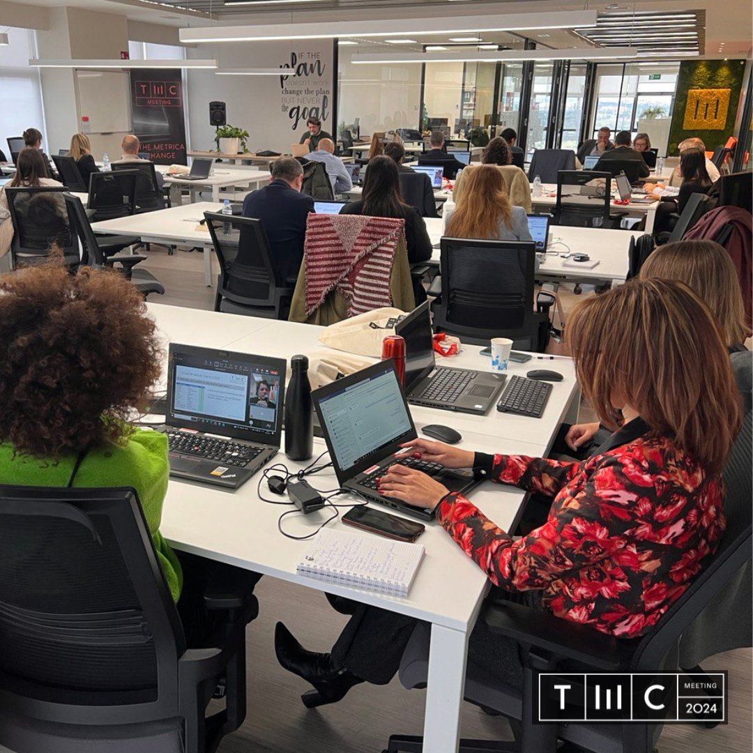 Los pasados 18 y 19 de enero de 2024 en MÉTRICA celebramos TMC 2024, jornadas dedicadas a la revisión de los resultados del 2023, así como Planificación, Estrategia y Objetivos para este 2024. 

Agradecemos el esfuerzo e implicación de todos nuestros compañeros en las jornadas.