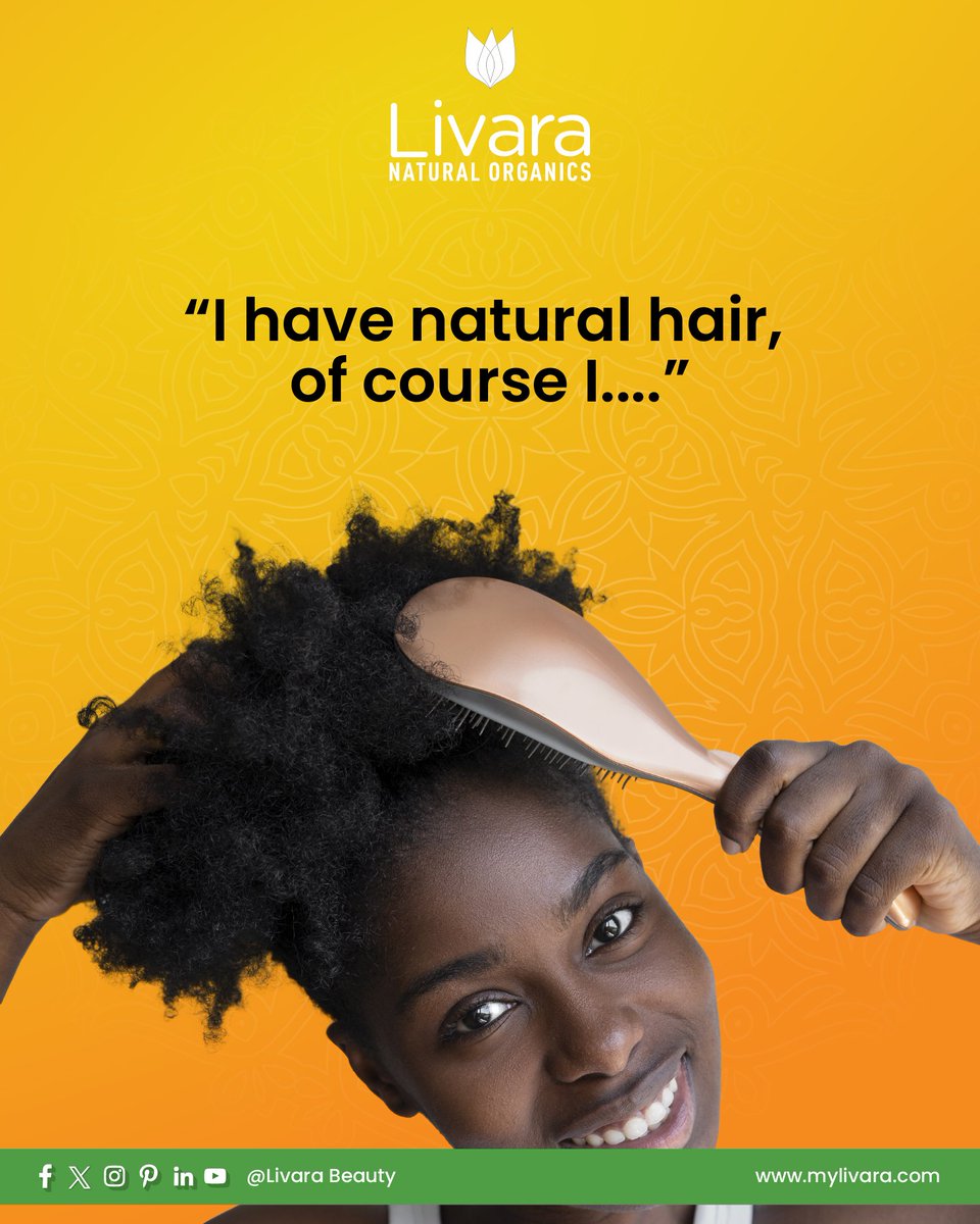 "I have natural hair, of course I....."🤔👀