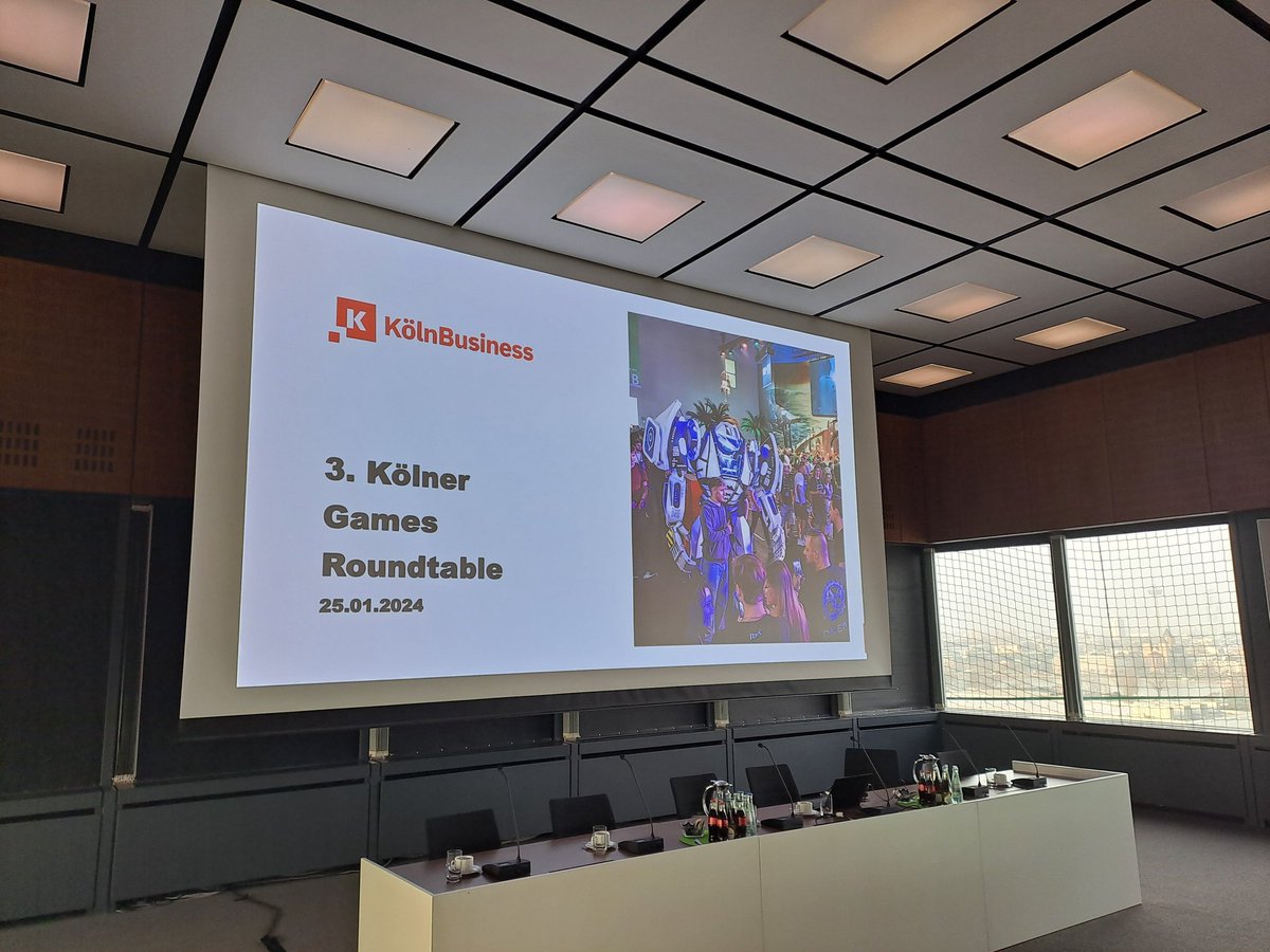 Der Kölner Games Roundtable startet. Wir freuen uns auf Inspiration und Austausch! #games #gamesnrw #koelnbusiness