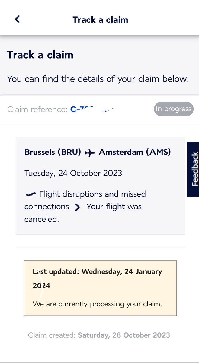 DennisD1985's tweet photo. Today 3 months ago,
My flight got cancelled…
Still haven’t had any reply from customer service ⁦@airfrance⁩ 
This can hardly be normal?
My partner who filed the claim with ⁦@KLM⁩ was reimbursed after a week 🤯 https://t.co/cw7VXeYVLu