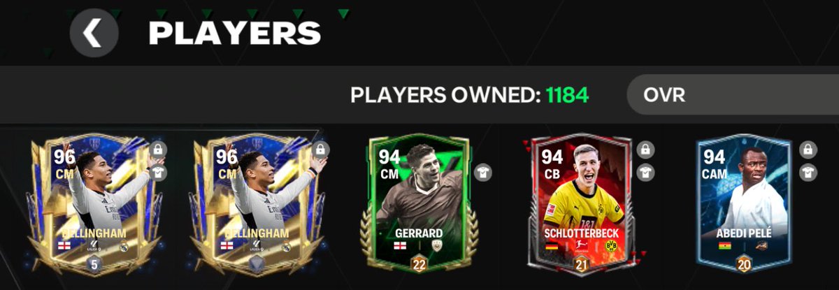 michael23chan's tweet photo. @EAfcverse @EASFCMOBILE @FirstHalfYT @EAFCUniverse24 @Nakata767 @KnowHash @Azraelgaming18 @khoonigamingg @GigaXGame @djayigaming @AnshBansal0705 @itsrazzhd Couldn’t get anything useful from all the gem and division rival packs (80k gems). Also nothing from the TOTY exchanges but managed to pull 2 un-auctionable UTOTY Bellingham out of the 3 mixed player 85-97 exchanges. I guess EA is taking a pity on me and it’s a half decent W https://t.co/meKtSLq0XK